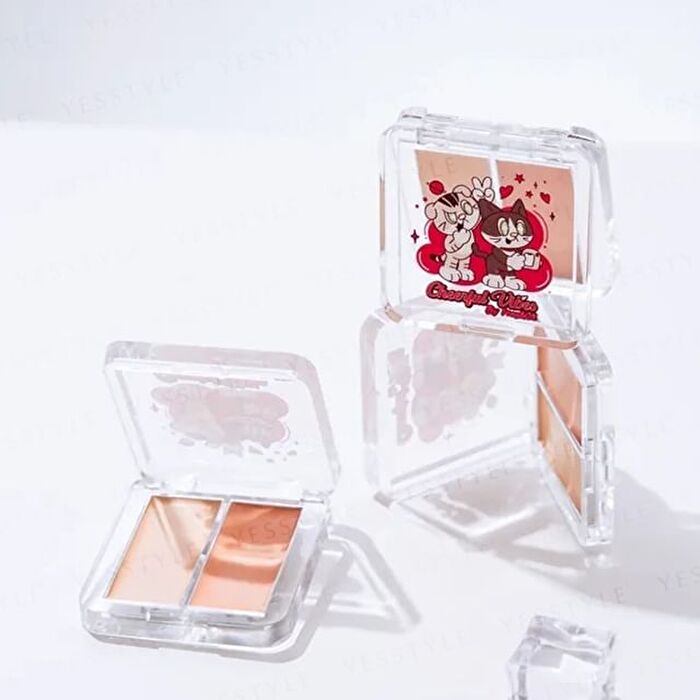 Cheerful Vibes Soft Light Beauty Two-Color Concealer Palette - 1 pc