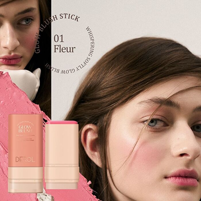 Whispering Softly Glow Blush Stick - 3 Colors - #01 Fleur