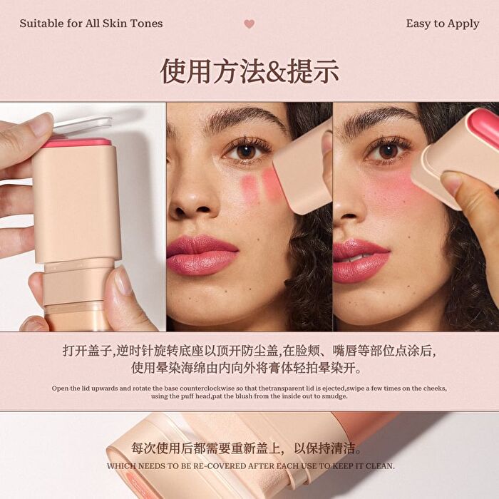 Whispering Softly Glow Blush Stick - 3 Colors - #01 Fleur