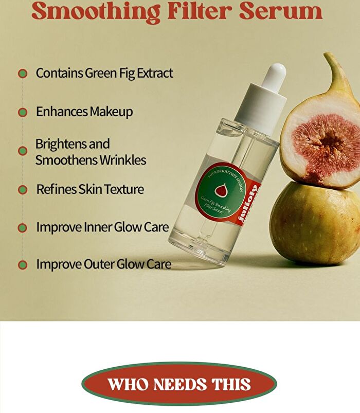 Green Fig Smoothing Filter Serum - 50ml