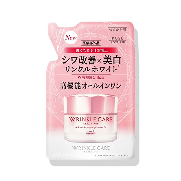 Grace One Wrinkle Care White Moist Repair Gel Cream EX - 90g Refill