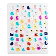 Meko Embossed Nail Stickers Bubble Monster - 1 pc