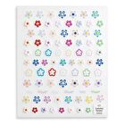 Embossed Nail Stickers Small Flower - 1 pc