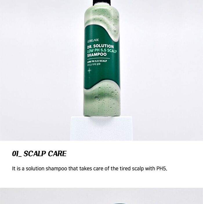 Dr. Solution Shampoo - 4 Types - Low pH 5.5 Scalp