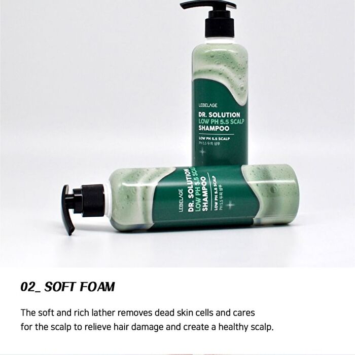 Dr. Solution Shampoo - 4 Types - Low pH 5.5 Scalp