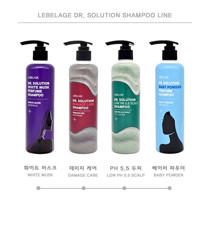 Dr. Solution Shampoo - 4 Types - Low pH 5.5 Scalp