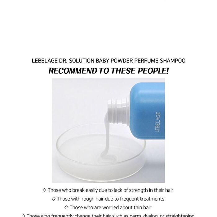 Dr. Solution Shampoo - 4 Types - Low pH 5.5 Scalp