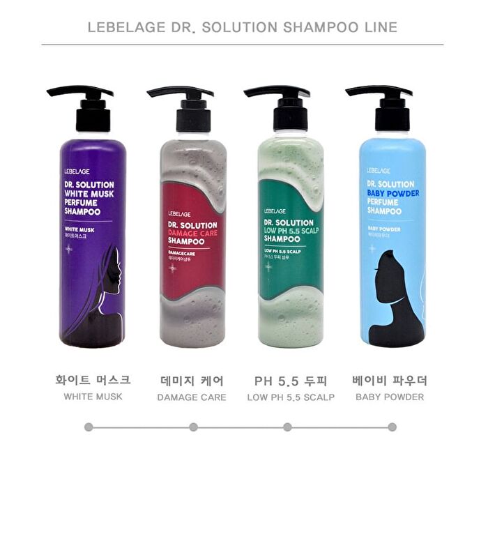 Dr. Solution Shampoo - 4 Types - Low pH 5.5 Scalp