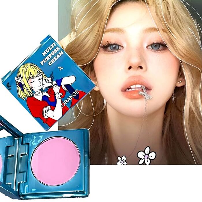 Multi Purpose Lip & Cheek Blush Cream - 4 Colors - #02