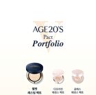 Velvet Lasting Pact Set - 2 Colors - #21 Light Beige