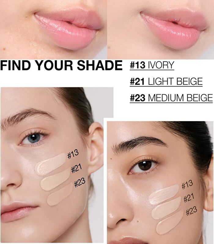 Signature Essence Cover Pact Long Stay Set - 3 Colors - #13 Ivory