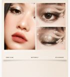 The Trace of Phantom Butterfly 7-Color Eyeshadow Palette - 2 Types - 01# Twilight Morpho Butterfly - 7.6g