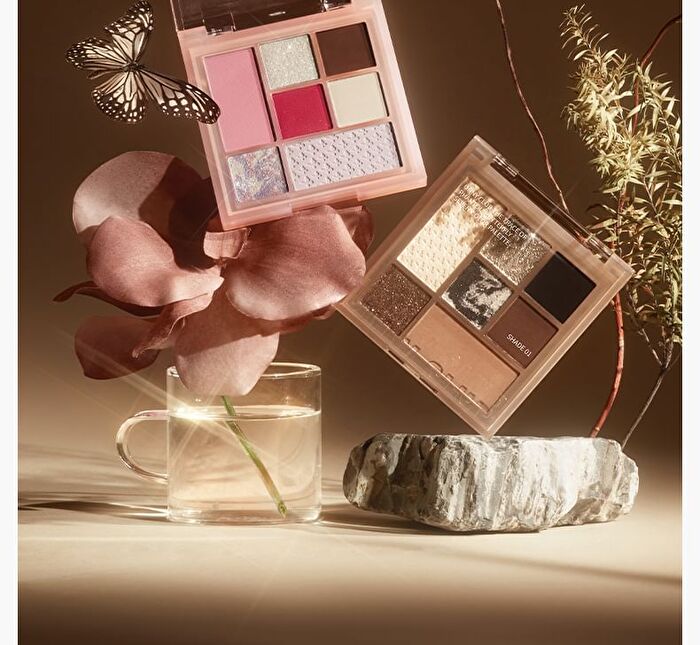The Trace of Phantom Butterfly 7-Color Eyeshadow Palette - 2 Types - 01# Twilight Morpho Butterfly - 7.6g