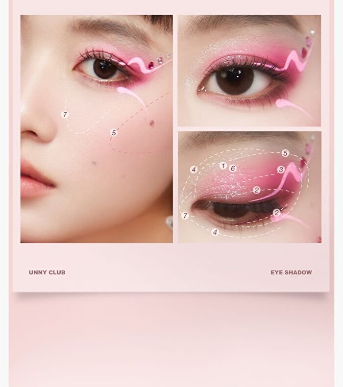 The Trace of Phantom Butterfly 7-Color Eyeshadow Palette - 2 Types - 01# Twilight Morpho Butterfly - 7.6g