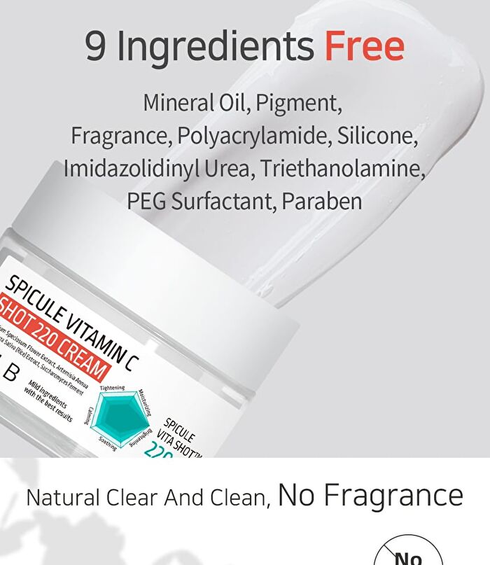 Aplb Spicule Vitamin C Shot 220 Cream - 55ml