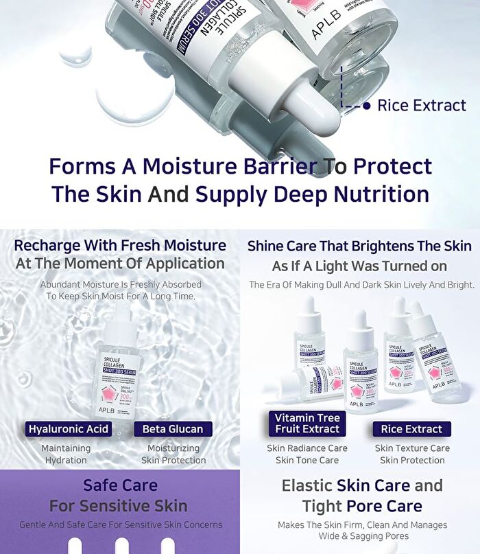 Aplb Spicule Collagen Shot 300 Serum - 40ml