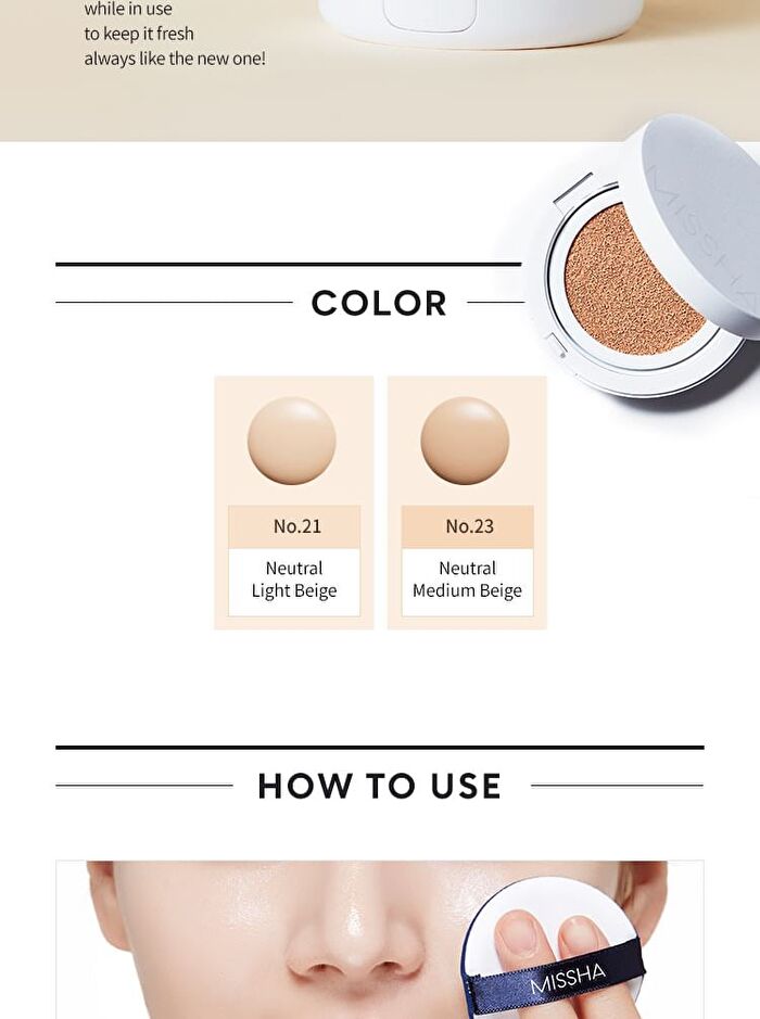 Magic Cushion Cover Lasting - 2 Colors - 2025 Version - #21 Light Beige