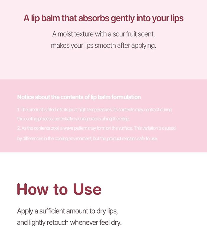Lip Balm - 5 Types - Tomato