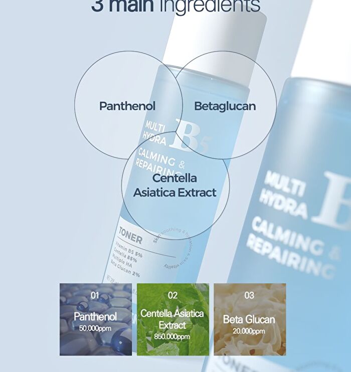Multi Hydra B5 Calming & Repairing Toner - 205ml