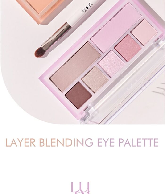 Luna Layer Blending Eye Palette - 4 Types - #04 Lilac Letter