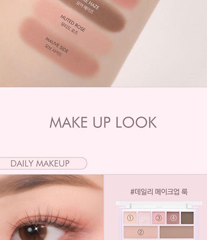 Luna Layer Blending Eye Palette - 4 Types - #04 Lilac Letter