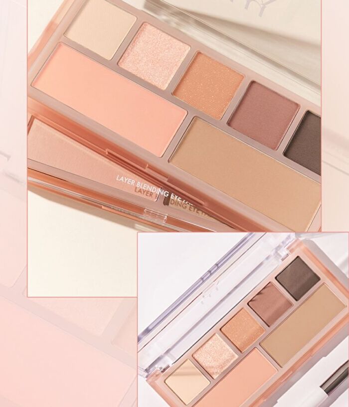 Luna Layer Blending Eye Palette - 4 Types - #02 Mauve Depth