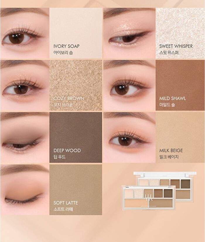 Luna Layer Blending Eye Palette - 4 Types - #03 Coral Affair