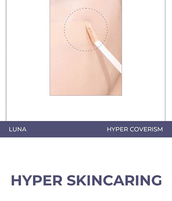 Luna Hyper Cover Tip Concealer - 4 Colors - #0.7 Ivory