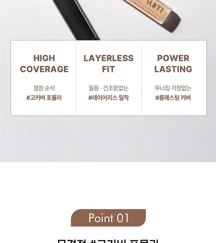 Long Lasting Tip Concealer Cover-Fit - 7 Colors - #02 Beige
