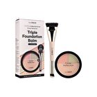 Cover Perfection Triple Foundation Balm Set - 2 Types - #1.0 Clear Beige