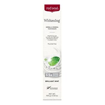 Whitening Herbal & Mineral Toothpaste - Brilliant Mint - 100g
