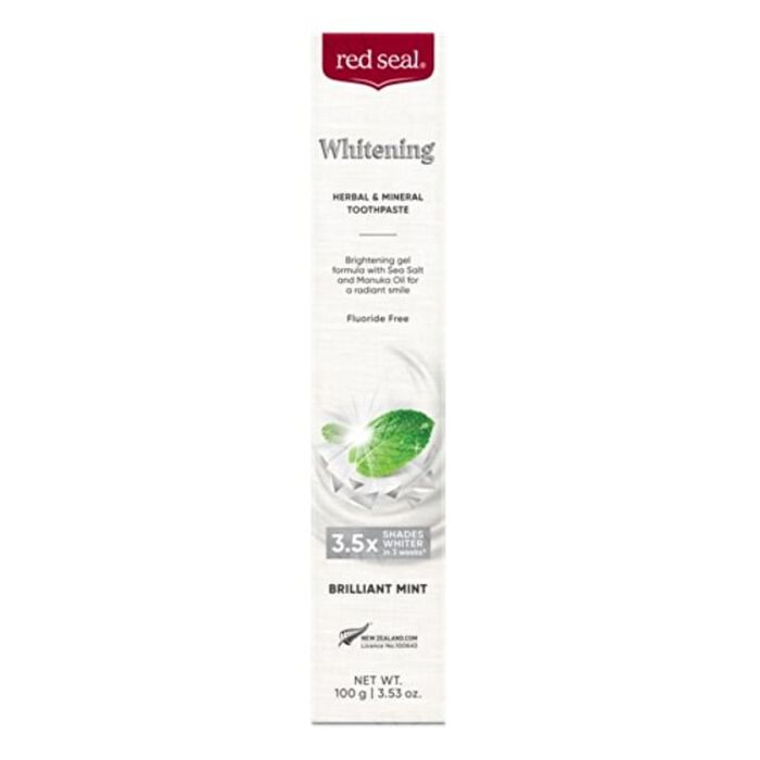 Whitening Herbal & Mineral Toothpaste - Brilliant Mint - 100g