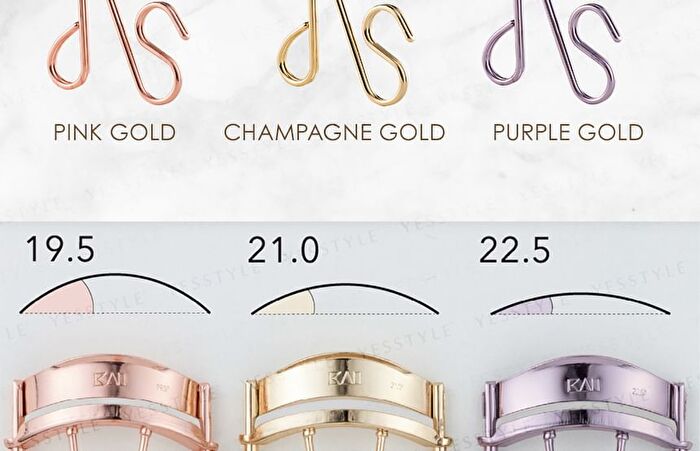 Ring Eyelash Curler By Givglow - Champagn Gold 21