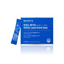 Vitamin village Delicious Mega C Vitamin C 2000 Biotin 5000 - 2025 Version - 3g x 60 sticks