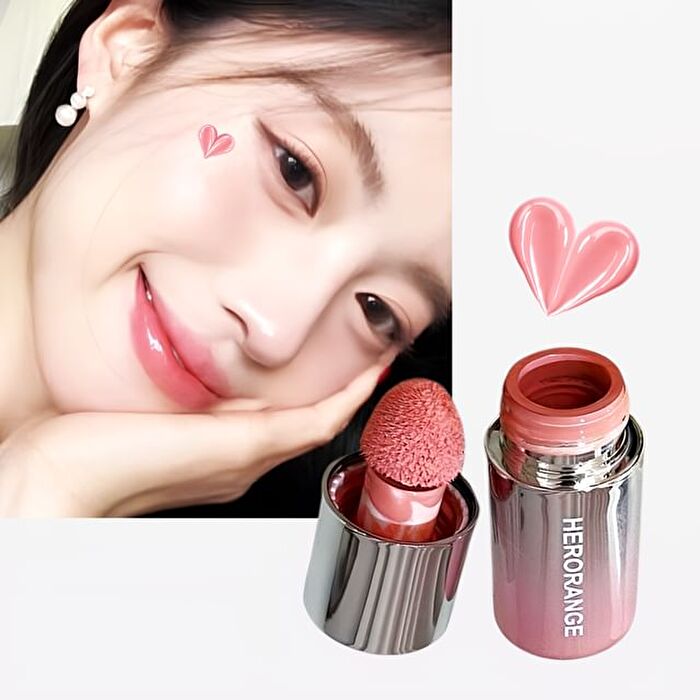 Herorange Cheek Color Diffuse Liquid Blusher - 1-3 - #02 Nude Peach Powder