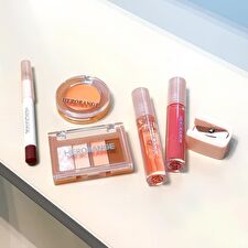 Herorange Set of 6: Energetic Orange Makeup Gift Box - Orange - #02 - 6pcs