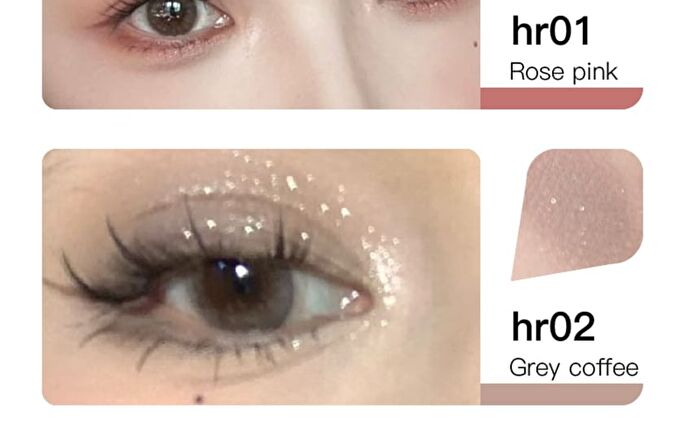 Herorange Misty Silkworm Eyeshadow Powder - 1-4 - #03 Gray Smoke