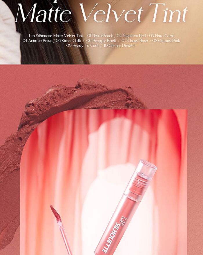 I\'m Meme Lip Silhouette Matte Velvet Tint - 3 Colors - #05 Street Chilli