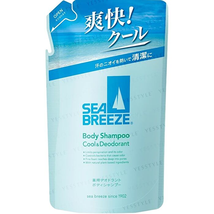 Sea Breeze Body Shampoo Cool & Deodorant - 330ml Refill
