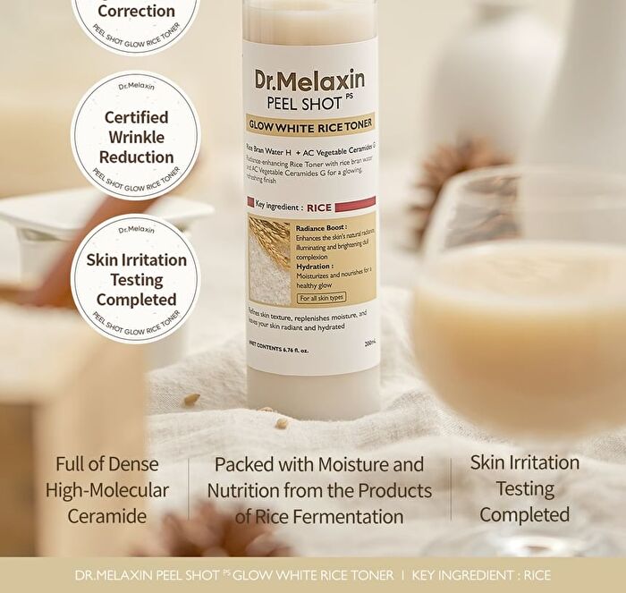 Peel Shot Glow White Rice Toner - 200ml