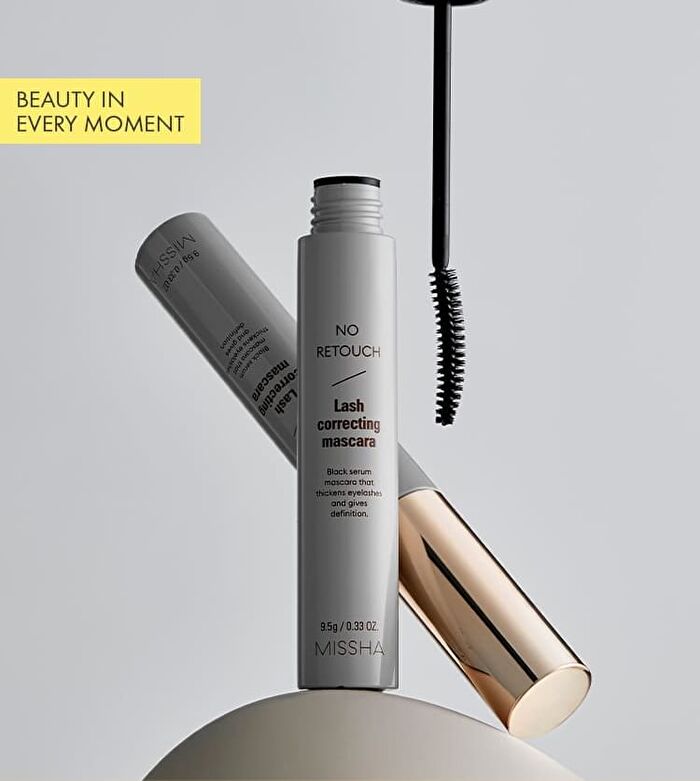 No Retouch Lash Correcting Mascara - Black 