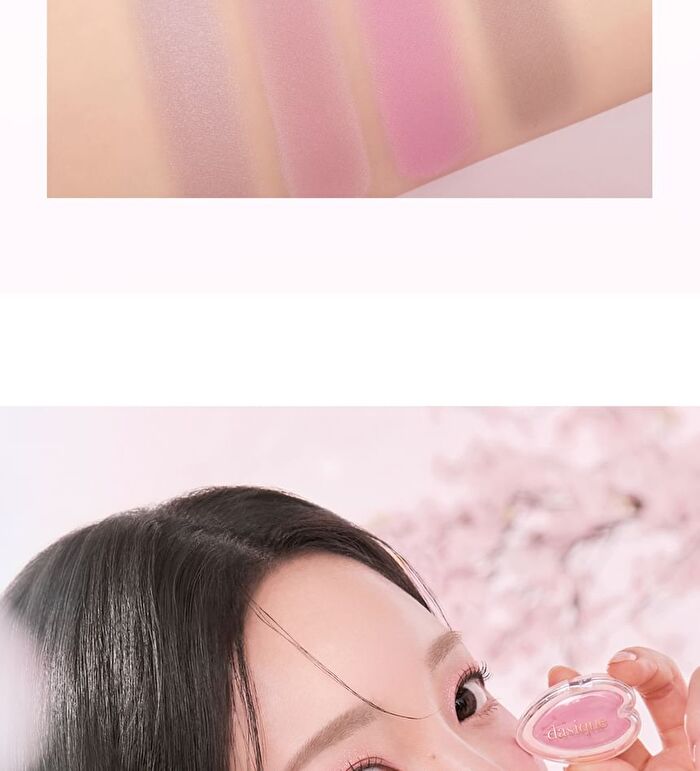 dasique Blooming Single Shadow - 10 Colors - #02 Sakura Cream