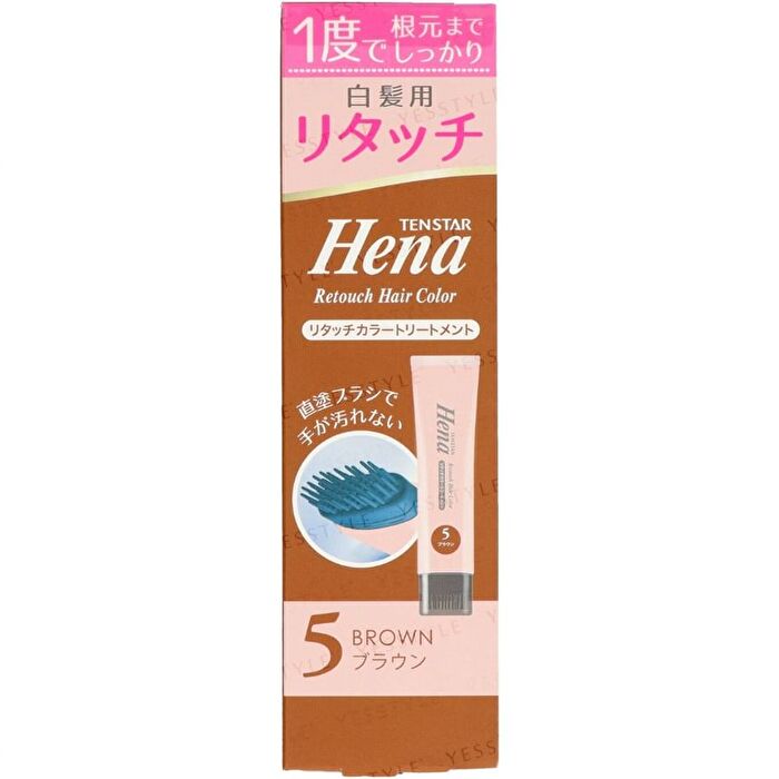 Tenstar Hena Retouch Hair Color Treatment - 6 Dark Brown - 65g