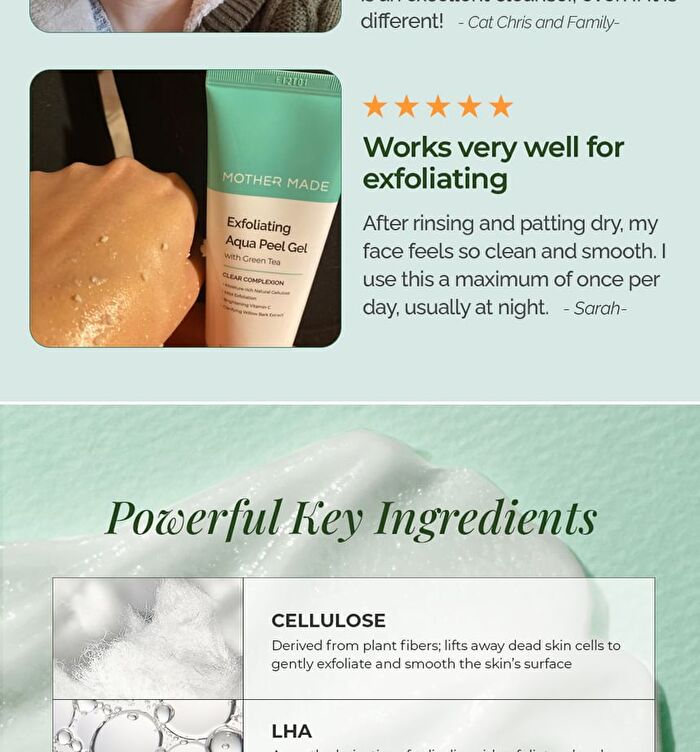Mother Made Exfoliating Aqua Peel Gel - 2025 Version - 100ml 