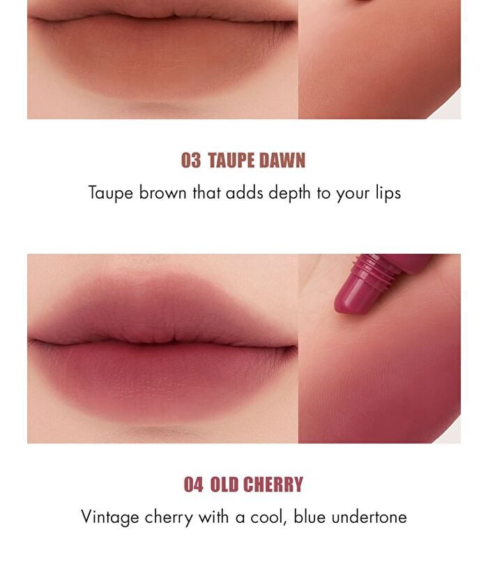 romand Color Lip Matte - 8 Colors - #01 Peach Puff
