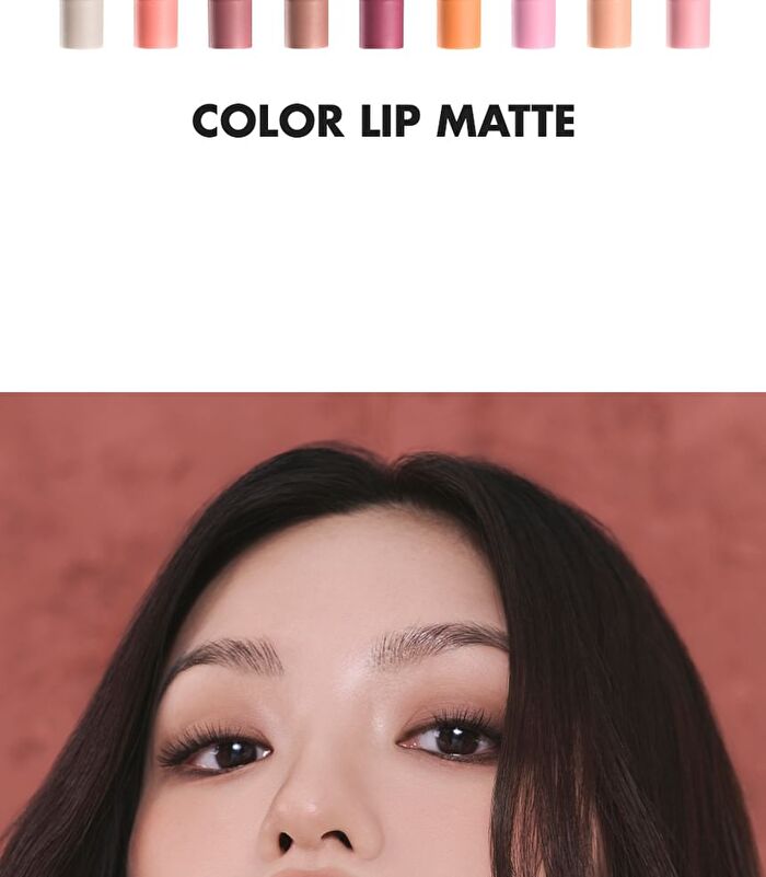 romand Color Lip Matte - 8 Colors - #01 Peach Puff