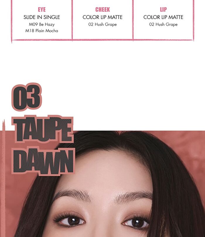 romand Color Lip Matte - 8 Colors - #02 Hush Grape