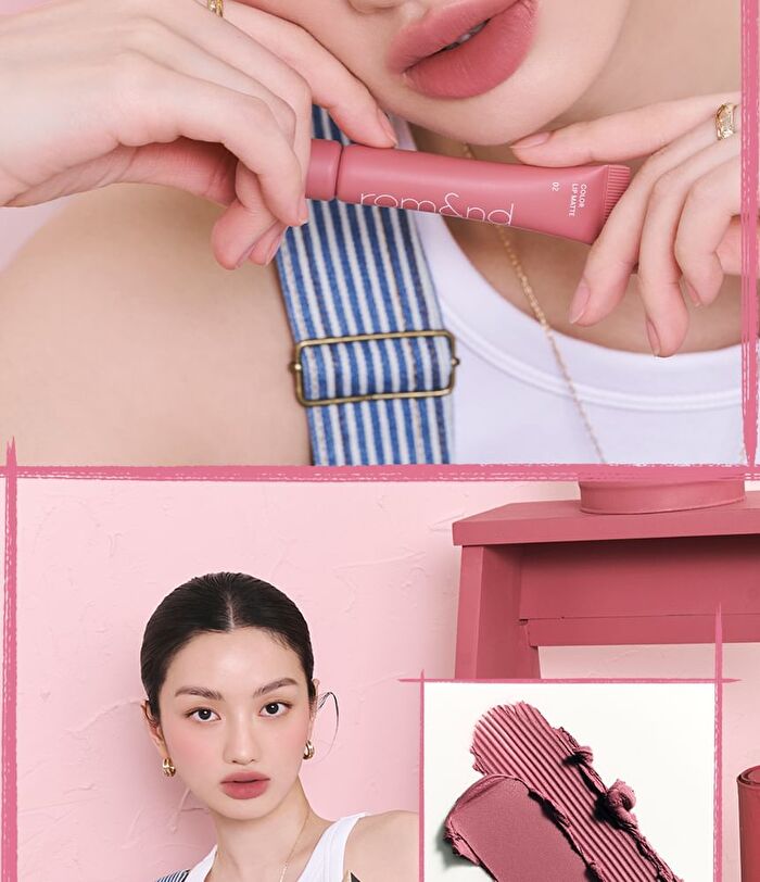 romand Color Lip Matte - 8 Colors - #05 Nudy Mango