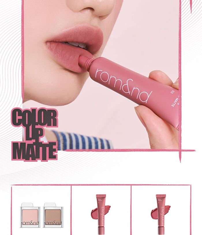 romand Color Lip Matte - 8 Colors - #06 Strawberry Whip