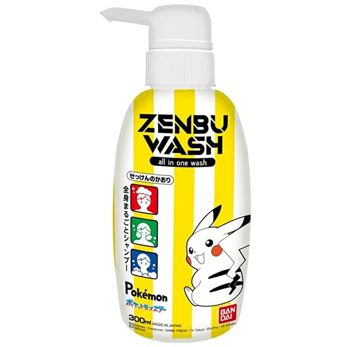 Pokemon ZENBUWASH All In One Wash - 300ml